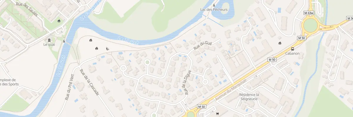 Plan du 15 Rue de la Digue à Tournefeuille