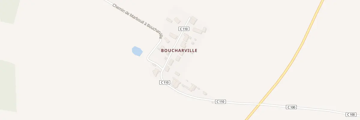 Plan du 8 Boucharville à Donnemain-Saint-Mamès