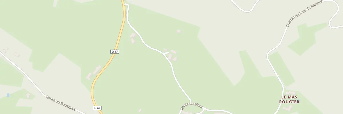 Plan du 235 Rte de la Pierre Aiguë à Simeyrols