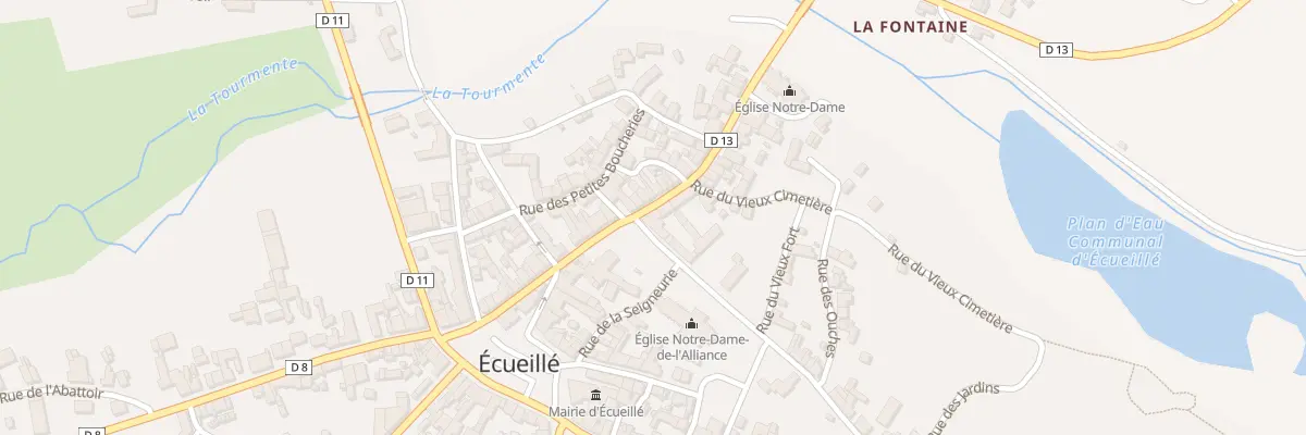Plan du 7B Rue de la Vieille Eglise à Écueillé