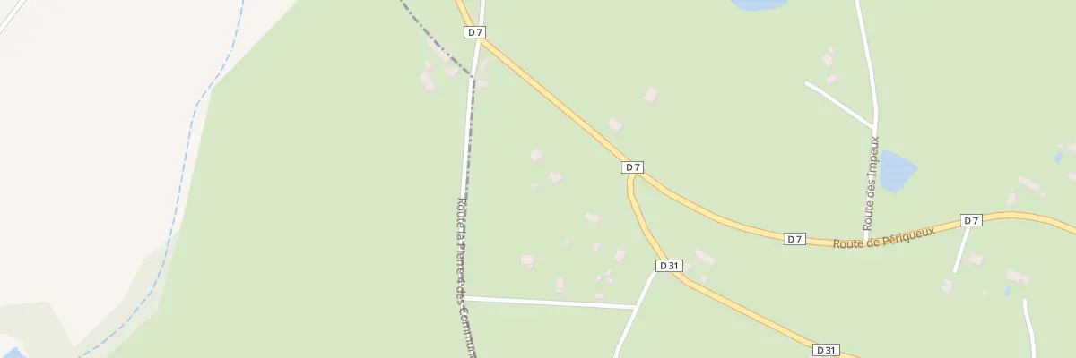 Plan du 2031 Rte de Périgueux à Arnac-Pompadour
