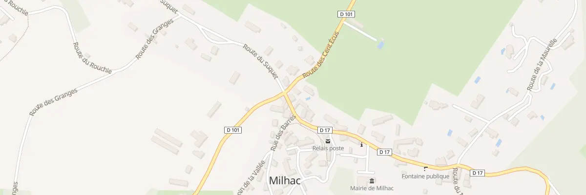 Plan du 5064F Milhac à Milhac