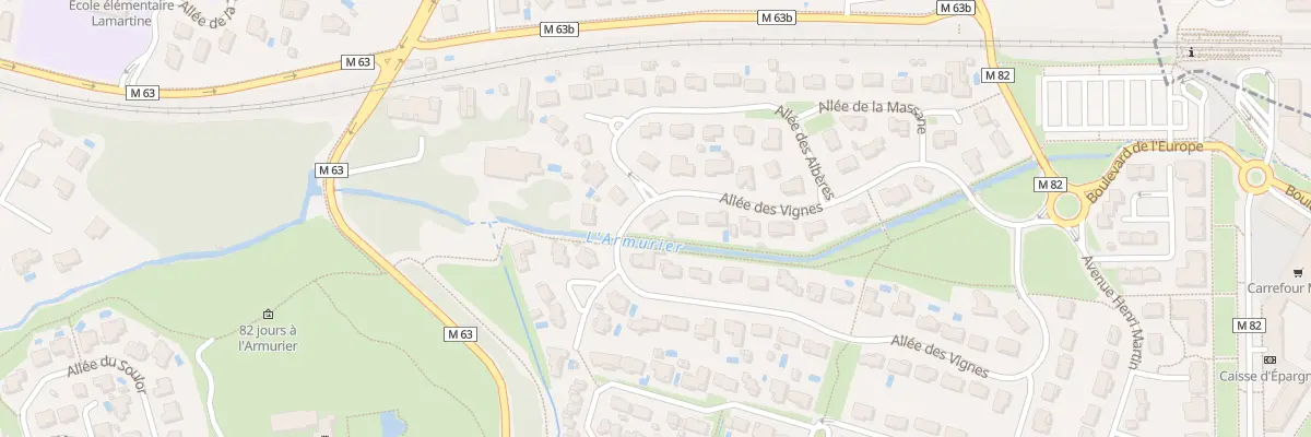 Plan du 19 All des Vignes à Colomiers