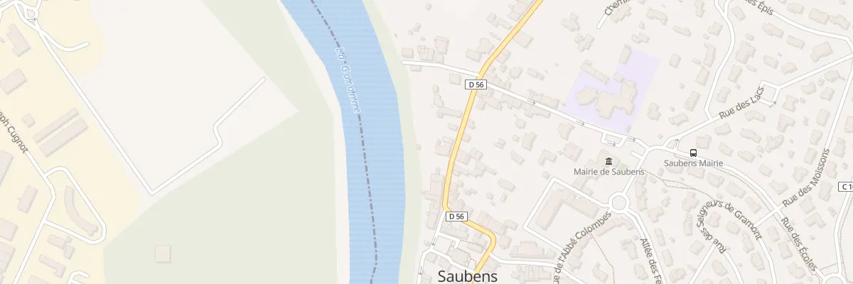 Plan du 36 Rue Principale à Saubens