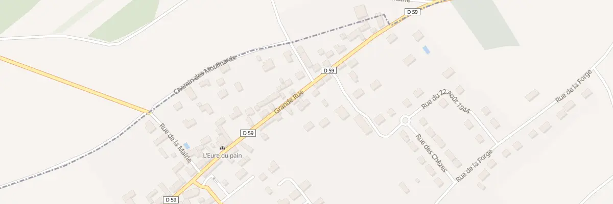 Plan du 25B Grande Rue à Bois-le-Roi