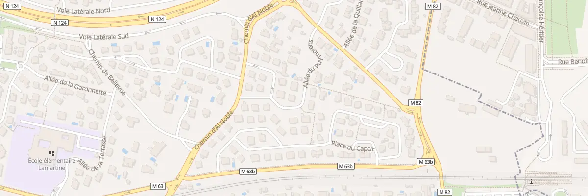 Plan du 3 All du Puymorens à Colomiers