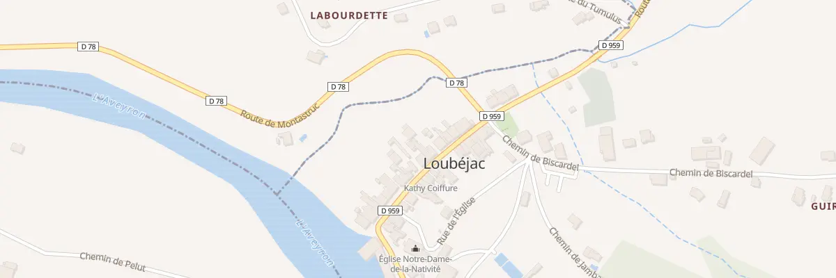 Plan du 84 Rte de Montauban à Piquecos