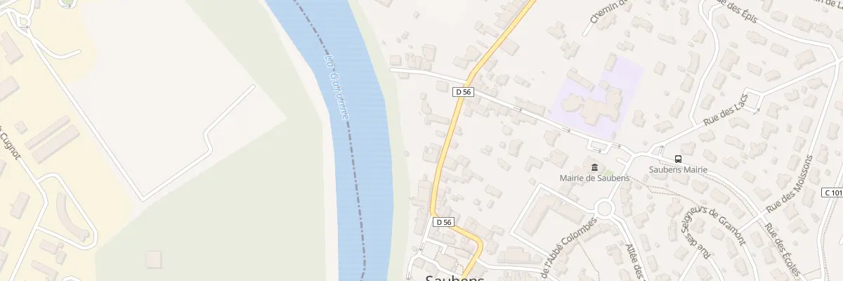 Plan du 34 Rue Principale à Saubens