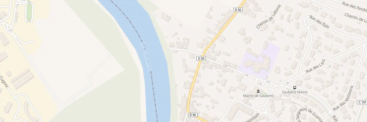 Plan du 30 Rue Principale à Saubens