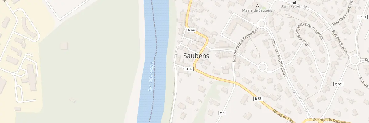 Plan du 6 Rue du Général Carretier à Saubens