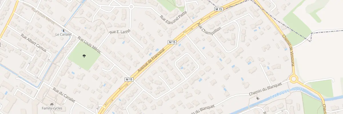 Plan du 38 Rue Saint-Perier à Villeneuve-Tolosane
