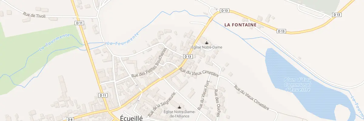 Plan du 48 Rue de la Vieille Eglise à Écueillé