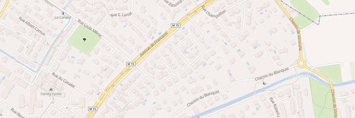 Plan du 44 Rue Saint-Perier à Villeneuve-Tolosane