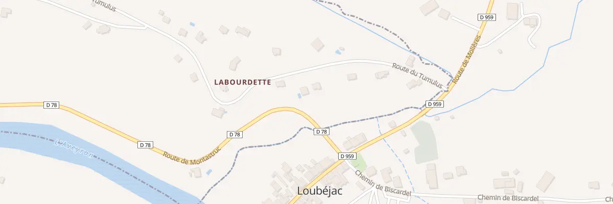 Plan du 5042 Labourdette à Piquecos