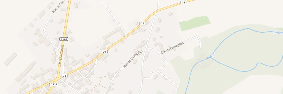 Plan du 13 Rue Chartraine A la Ferte à Cloyes-les-Trois-Rivières