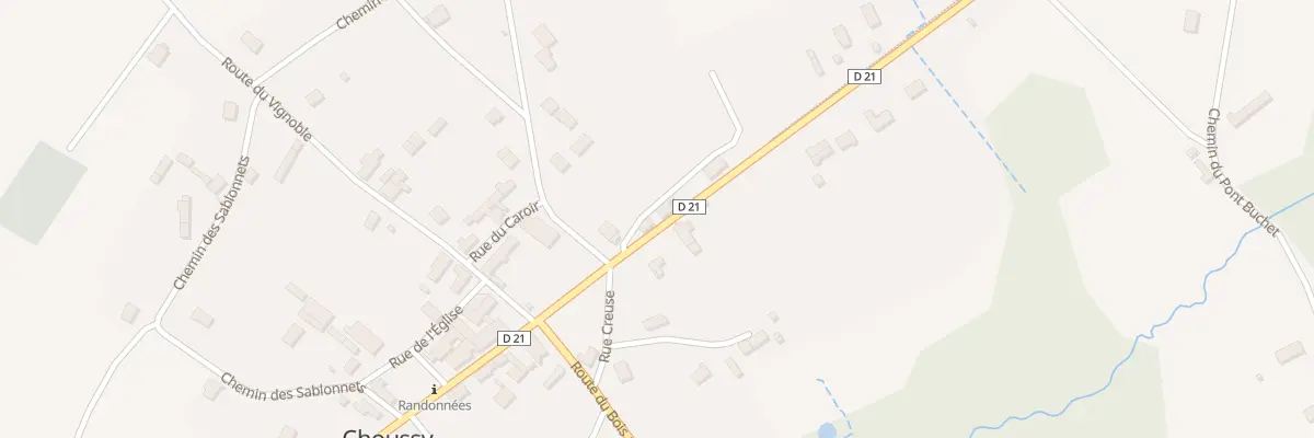 Plan du 7 Rte de Sologne à Choussy