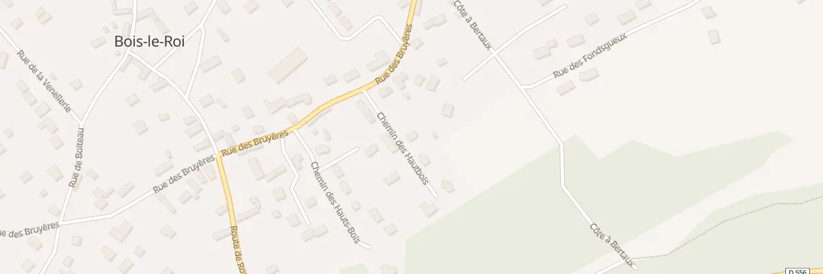 Plan du 9 Rue des Bruyeres à Bois-le-Roi