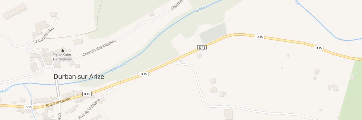 Plan du 3 Berge à Durban-sur-Arize