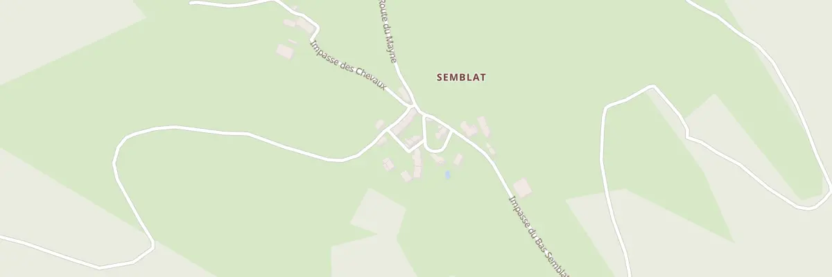 Plan du 5034 Semblat à Concèze