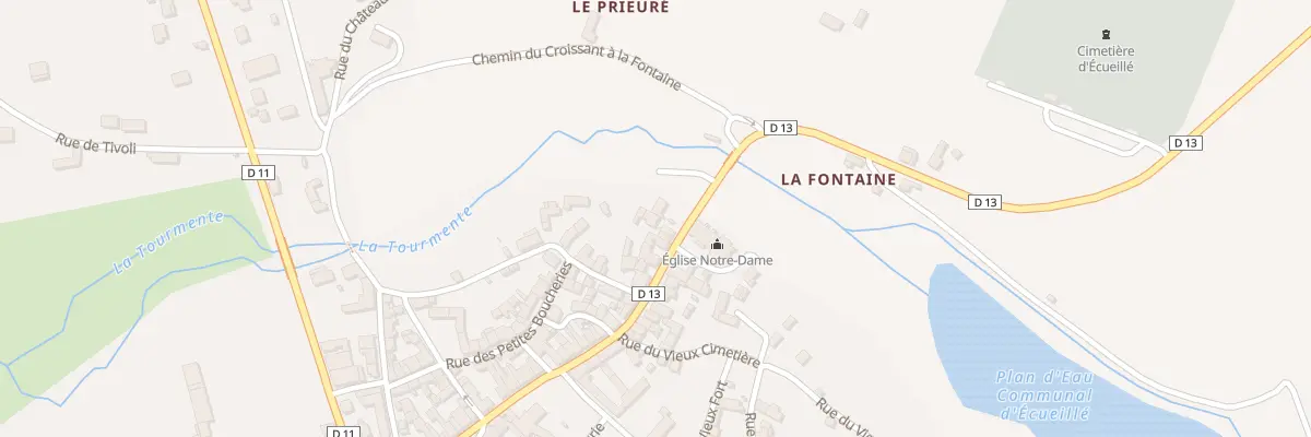 Plan du 62 Rue de la Vieille Eglise à Écueillé