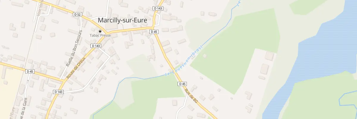 Plan du 9 Rue de Bu à Marcilly-sur-Eure
