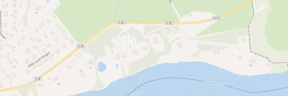 Plan du 5645 Sous la Route au Palais-sur-Vienne
