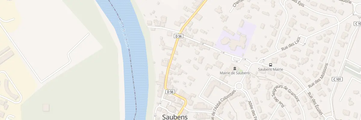 Plan du 19 Rue Principale à Saubens
