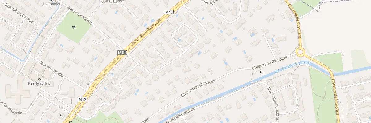 Plan du 16 Rue Saint-Perier à Villeneuve-Tolosane