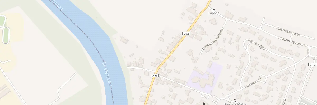 Plan du 22 Rue Principale à Saubens