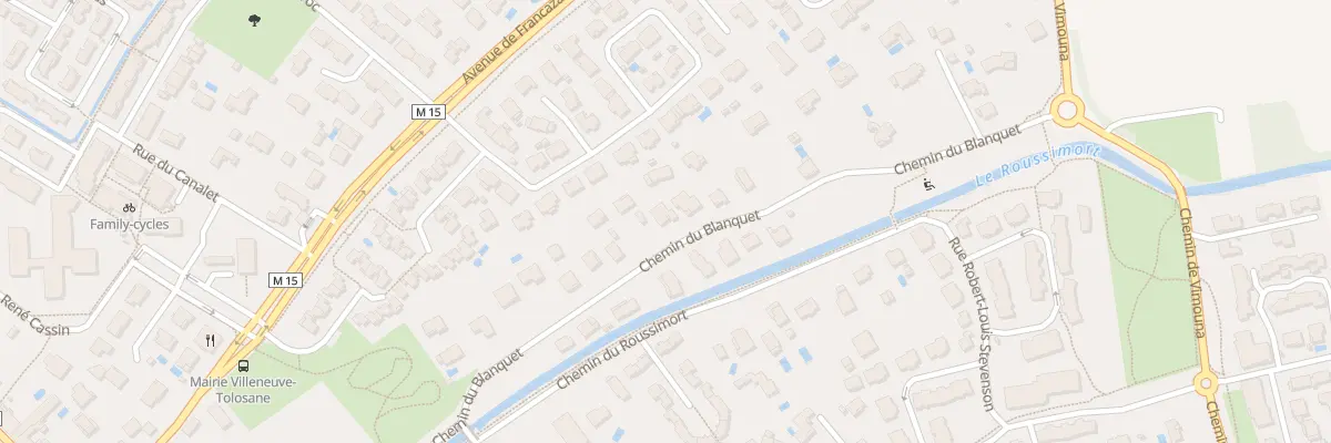 Plan du 25B Che du Blanquet à Villeneuve-Tolosane
