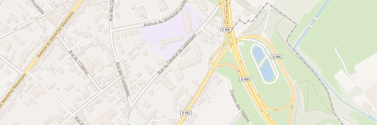 Plan du 23 Rue General de Galembert à Blois
