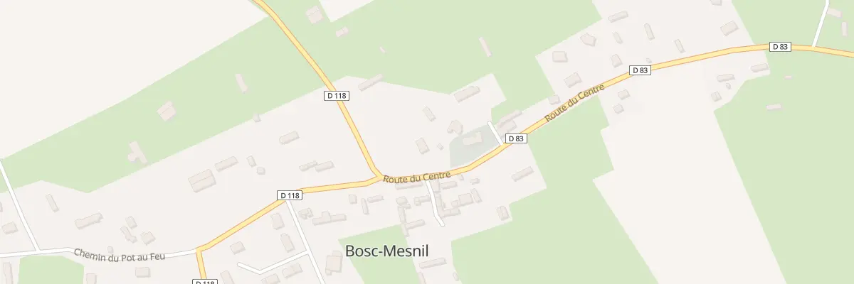 Plan du 730 Rte du Centre à Bosc-Mesnil
