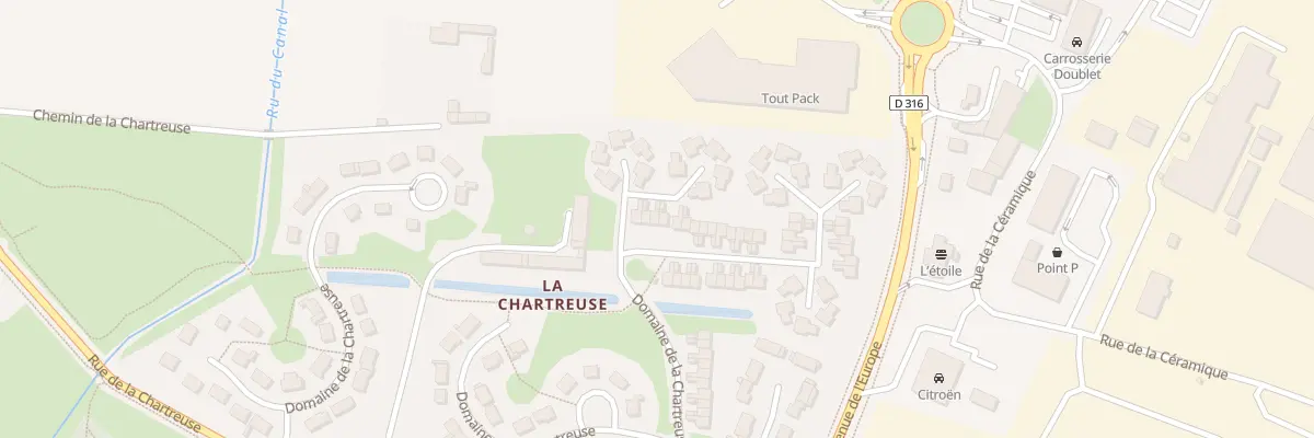 Plan du 156 Dom de la Chartreuse au Val d’Hazey