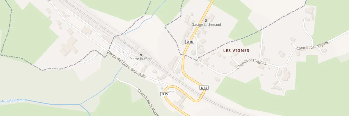 Plan du 12 All des Poseurs à Pierre-Buffière