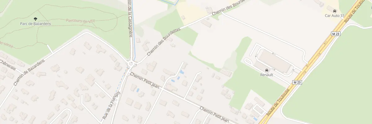 Plan du 50 Che Petit Jean à Cugnaux