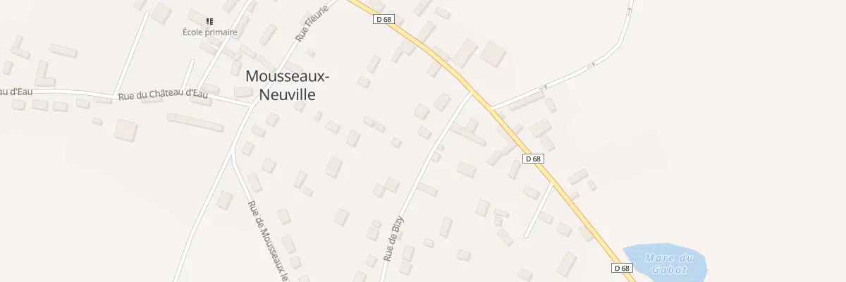 Plan du 5 Rue de Bizy à Mousseaux-Neuville