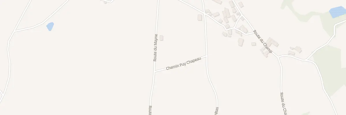 Plan du 69 Che Puy Chapeau à Concèze