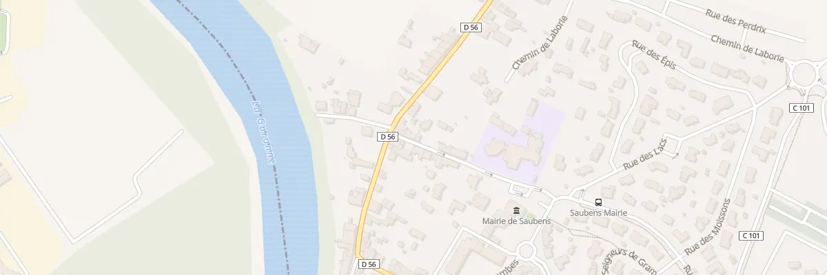 Plan du 3B Rue des Ecoles à Saubens