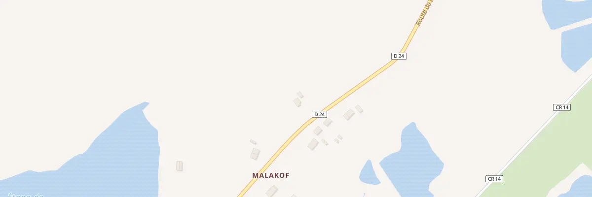 Plan du 2 Malakof à Vendœuvres