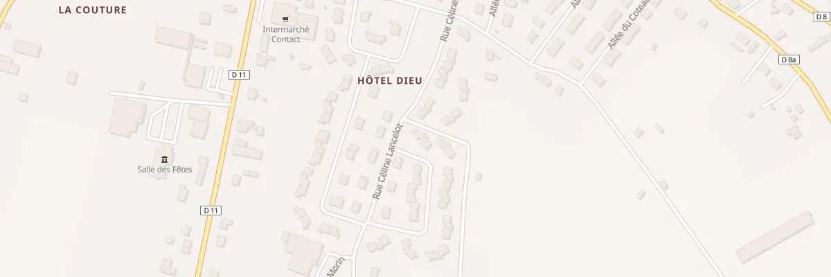Plan du 2 Rue de l’Abbe Gibert à Écueillé