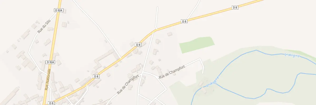 Plan du 10 Rue Chartraine A la Ferte à Cloyes-les-Trois-Rivières
