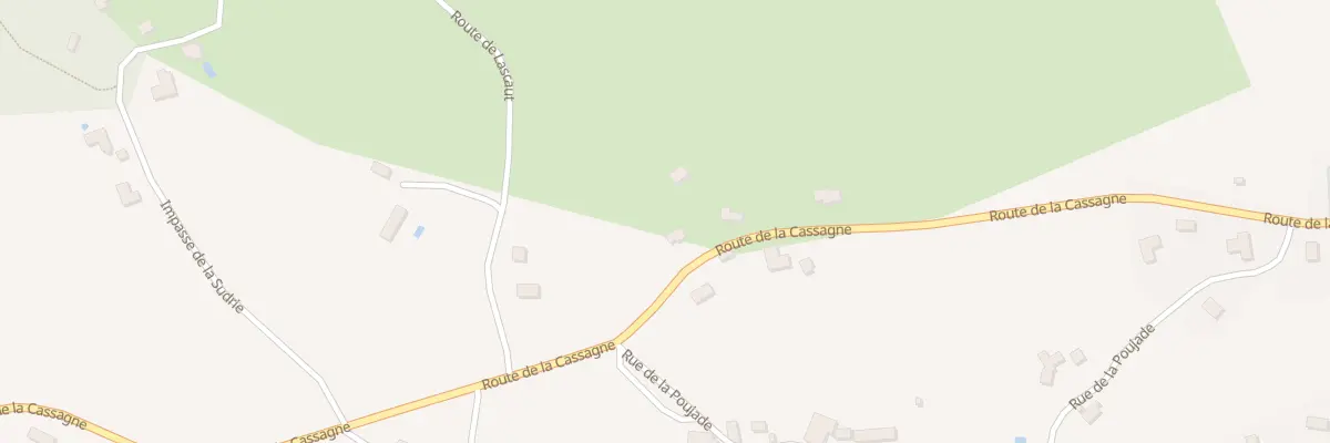 Plan du 790 Rte de la Cassagne à La Dornac