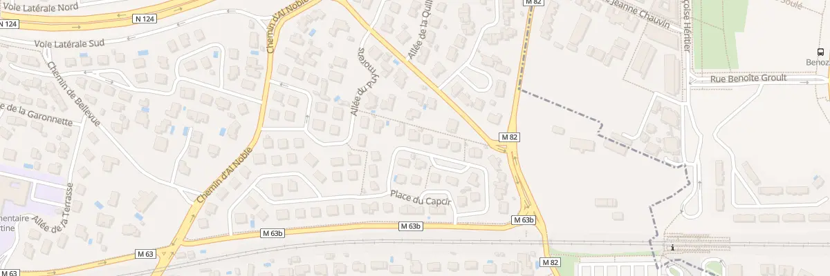 Plan du 27 All du Carlitte à Colomiers