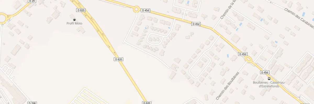 Plan du 9007 Av de Montauban à Castelnau-d’Estrétefonds