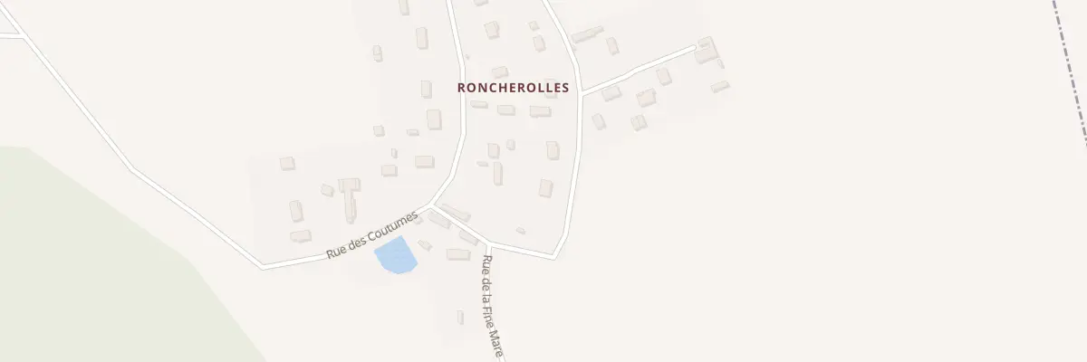 Plan du 11 Rue des Peupliers à La Roquette