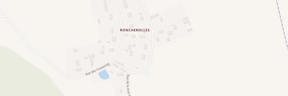 Plan du 9 Rue des Peupliers à La Roquette