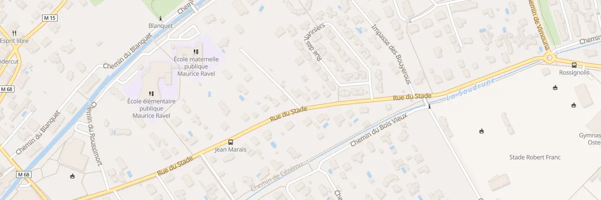 Plan du 29 Rue du Stade à Villeneuve-Tolosane