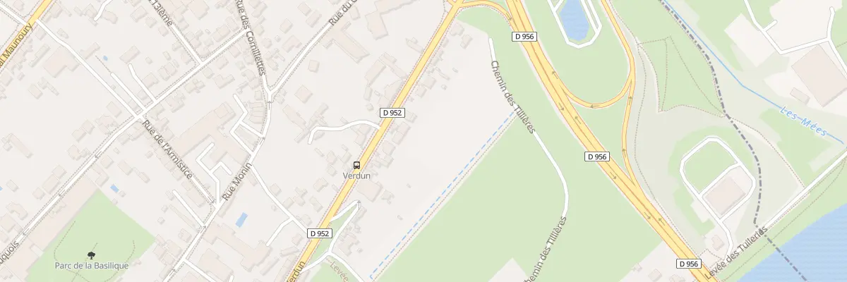 Plan du 101 Av de Verdun à Blois