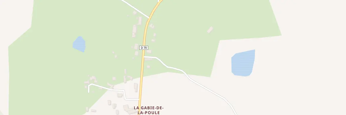Plan du 11 La Gabie de la Poule à Château-Chervix