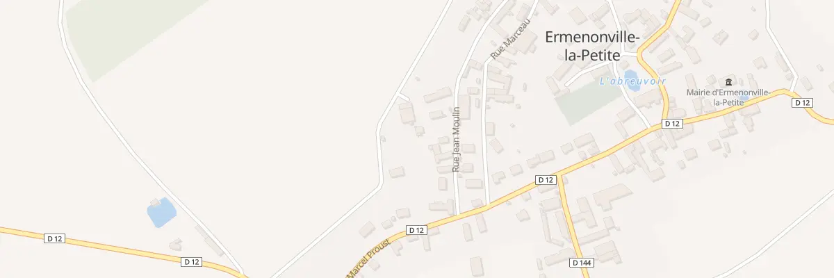Plan du 3 Rue Jean Moulin à Ermenonville-la-Petite